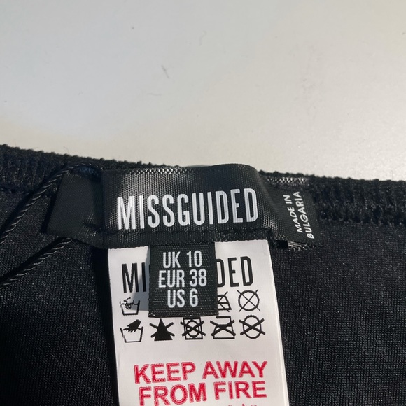NWT Black MISSGUIDED Swimsuit Bottoms - Picture 4 of 4